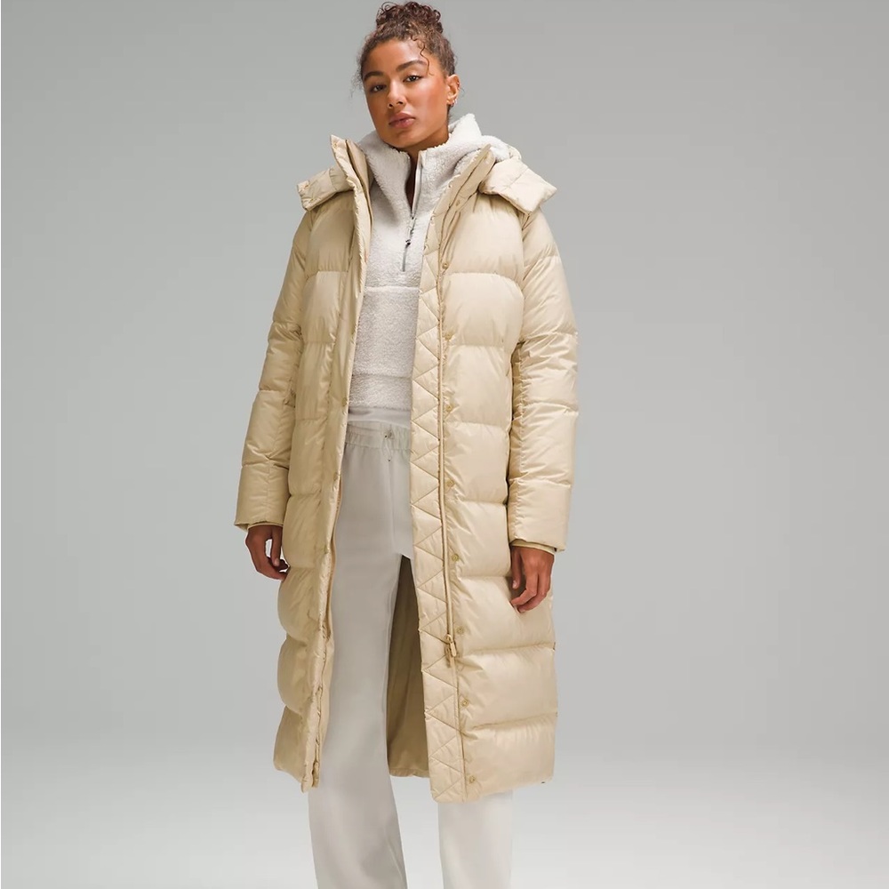 Lululemon Long Wunder Puff Jacket Parka Trench